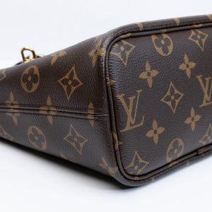 LOUIS VUITTON NEVERFULL INDSIDE OUT BB MONOGRAM TOTE BAG (MICROCHIP)