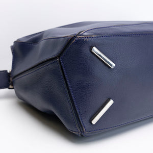 LOEWE MEDIUM PUZZLE BAG NAVY CALFSKIN SHW