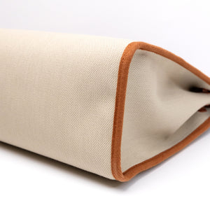 HERMES HERBAG 31 BEIGE HUNTER LEATHER / CANVAS GHW STAMP B