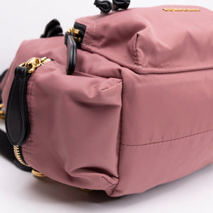 BURBERRY MINI RUCKSACK PINK NYLON BACKPACK GHW