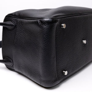 HERMES LINDY 30 CLEMENCE LEATHER SHW STAMP SQUARE Q