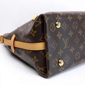LOUIS VUITTON CARRYALL PM MONOGRAM CANVAS GHW (MICROCHIP)