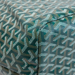 GOYARD SAINT LOUIS PM TOTE BAG GOYARDINE CANVAS GREEN SHW