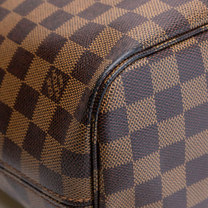 LOUIS VUITTON NEVERFULL MM DAMIER EBENE CANVAS GHW