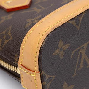 LOUIS VUITTON ALMA BB MONOGRAM CANVAS GHW (MICROCHIP)