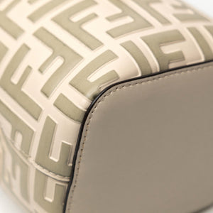 FENDI MON TRESOR MINI BUCKET BAG BEIGE GHW
