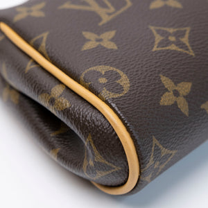 LOUIS VUITTON EVA POCHETTE MONOGRAM CANVAS GHW (MICROCHIP)