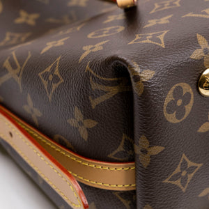 LOUIS VUITTON CARRYALL PM BROWN MONOGRAM CANVAS GHW (MICROCHIP)