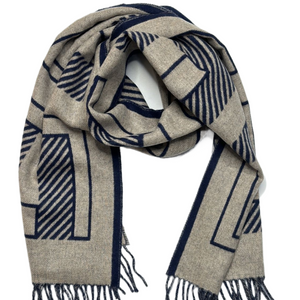 HERMES CASAQUE LETTRES AU CARRE MUFFLER 30*160CM