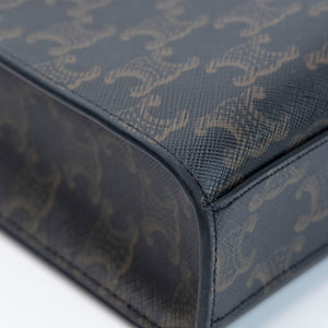 CELINE MINI VERTICAL CABAS TRIOMPHE CANVAS GHW