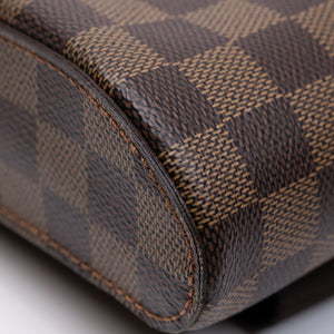 LOUIS VUITTON GERONIMOS BUM BAG BROWN DAMIER EBENE GHW