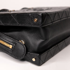 CHANEL 22B SMALL VANITY CASE CALFSKIN BLACK GHW (MICROCHIP)