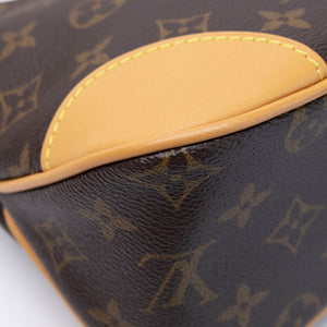 LOUIS VUITTON BOULOGNE PM MONOGRAM CANVAS/ LEATHER NATURAL GHW (MICROCHIP)