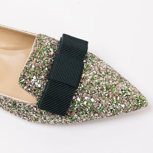 JIMMY CHOO GALA PEPPERMINT FLAT SIZE 37
