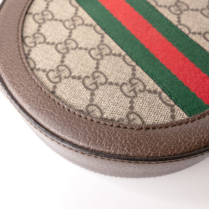 GUCCI OPHIDIA GG MINI ROUND BAG