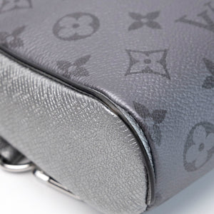 LOUIS VUITTON OUTDOOR SLING BAG MONOGRAM TAIGARAMA GUNMETAL SILVER SHW (MICROCHIP)