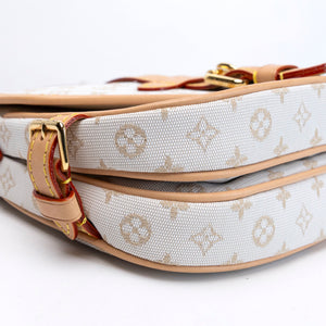 LOUIS VUITTON SAUMUR BB OTHER MONOGRAM CANVAS MASTIC CREAM GHW (MICROCHIP)