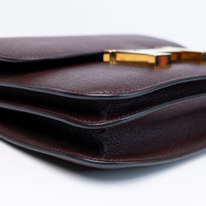 HERMES CONSTANCE MINI EPSOM ROUGH SELLIER GHW STAMP Z