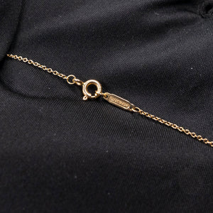 TIFFANY & CO. 18K ROSE GOLD DIAMOND SMALL PAPER FLOWERS PENDANT NECKLACE