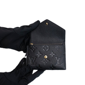 LOUIS VUITTON WALLET MONOGRAM EMPREINTE LEATHER GHW