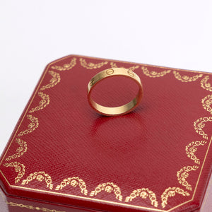 CARTIER LOVE RING YELLOW GOLD SIZE 56