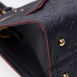 LOUIS VUITTON SULLY PM MARINE ROUGE MONOGRAM EMPREINTE LEATHER GHW