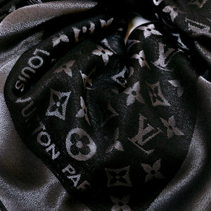 LOUIS VUITTON MONOGRAM DENIM SHAWL