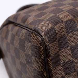 LOUIS VUITTON SPEEDY BANDOULIERE 25 DAMIER EBENE CANVAS GHW