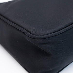 PRADA NYLON MINI TESSUTO SHOULDER BAG BLACK SHW
