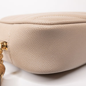 SAINT LAURENT CAMERA BAG BEIGE GHW