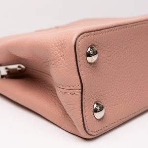 LOUIS VUITTON CAPUCINES BB LIGHT PINK TAURILLON CALFSKIN LEATHER SHW