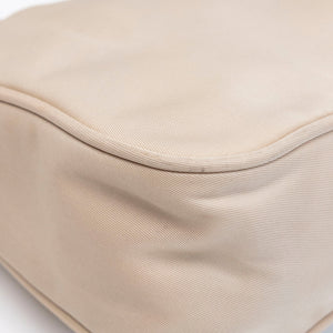PRADA RE-EDITION 2000 SHOULDER BAG BEIGE NYLON SHW
