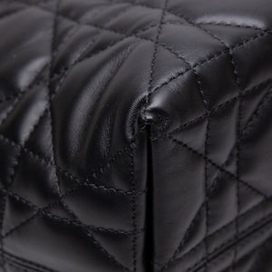 CHRISTIAN DIOR SMALL TOUJOURS TOTE BAG BLACK CALFSKIN LEATHER GHW
