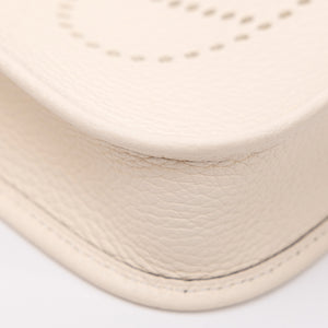HERMES MINI EVELYNE NATA CLEMENCE LEATHER SHW  STAMP K