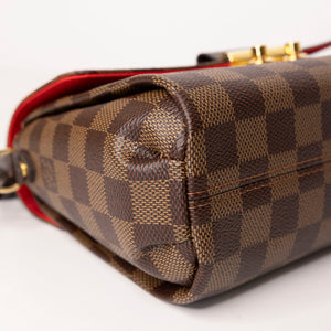 LOUIS VUITTON CROISETTE DAMIER EBENE CANVAS GHW