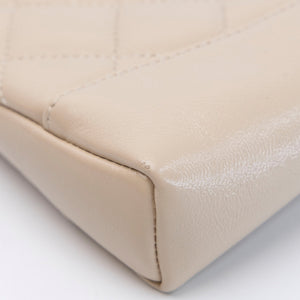CHANEL 31 BAG NANO BEIGE LAMBSKIN LGHW