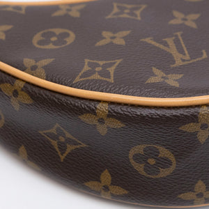 LOUIS VUITTON HALF-MOON LOOP BAGUETTE MONOGRAM CANVAS GHW (MICROSHIP)