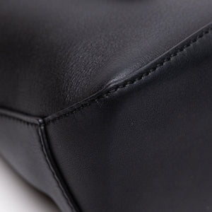 LOEWE MINI PUZZLE BLACK CALFSKIN LEATHER SHW