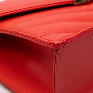 CHANEL CHEVRON FLAP BAG CALFSKIN LEATHER LGHW