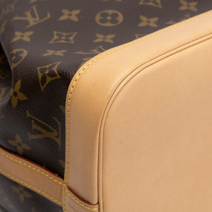 LOUIS VUITTON PETIT NOE BUCKET BAG MONOGRAM GHW (MICROCHIP)