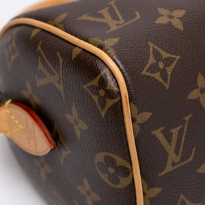 LOUIS VUITTON SPEEDY 20 BANDOULIERE MONOGRAM CANVAS GHW (MICROCHIP)