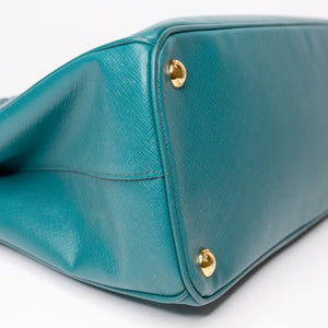 PRADA LARGE GALLERIA SAFFIANO LEATHER BAG GHW