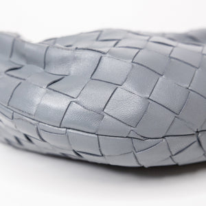 BOTTEGA VENETA MINI JODIE GREY CALF SKIN GHW