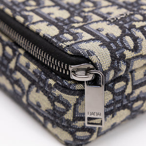 CHRISTIAN DIOR MICRO RIDER POUCH BLUE OBLIQUE CANVAS SHW