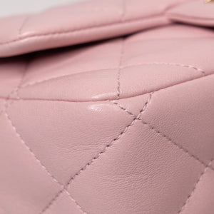 CHANEL 25P TOP HANDLE MINI FLAP BAG （MICROCHIP)