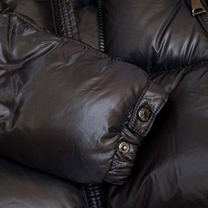 MONCLER MAYA SHORT DOWN JACKET BLACK SIZE 2