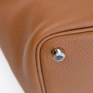 HERMES PICOTIN 18 CLEMENCE GOLD SHW STAMP K