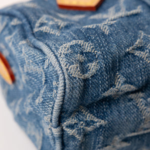 LOUIS VUITTON NANO SPEEDY DENIM