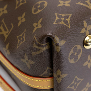 LOUIS VUITTON CARRYALL PM MONOGRAM CANVAS GHW (MICROCHIP)
