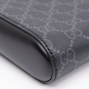 GUCCI GG SUPREME MESSENGER BAG BLACK / MULTICOLOUR CANVAS SHW